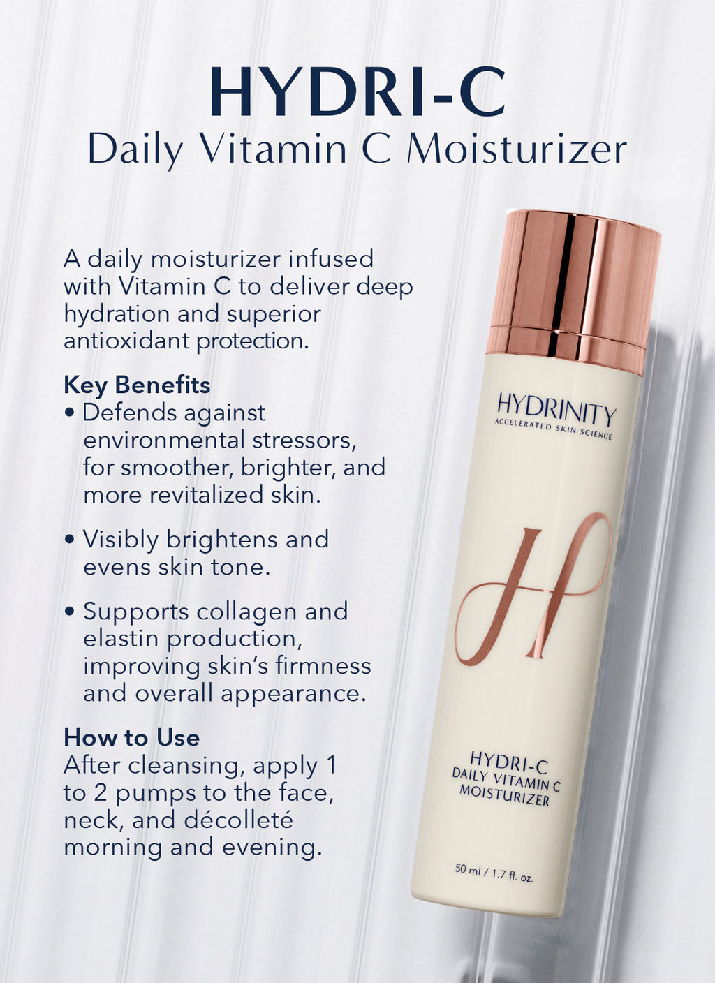 Hydrinity HYDRI-C Daily Vitamin C Moisturizer