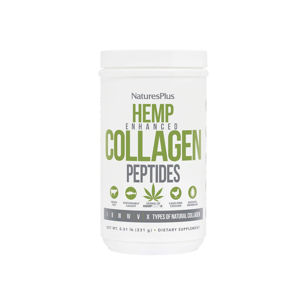 NaturesPlus Hemp Enhanced Collagen Peptides