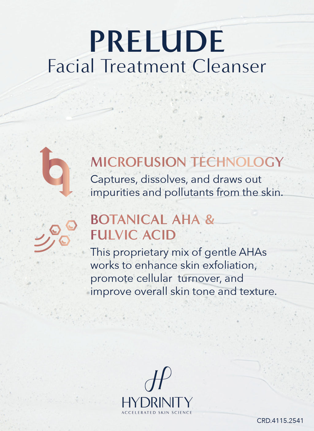 Hydrinity Prelude Facial Cleanser