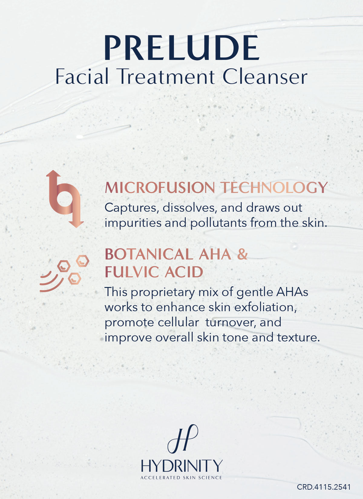Hydrinity Prelude Facial Cleanser